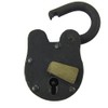 Treasure Gurus Antique Style Rustic Cast Iron and Brass Padlock