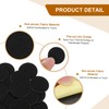uxcell 120Pcs Round Felt Circles, 30mm (1-1/8") Black Non-Woven Felt