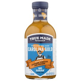 True Made Foods, Barbeque Sauce Carolina Gold Style No Sugar, 18 Ounce