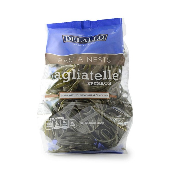 DeLallo Spinach Tagliatelle Nest Egg Pasta