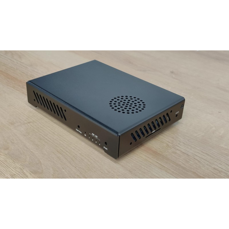 WayPonDEV Black Metal Case for CM3588 NAS Kit Open Source