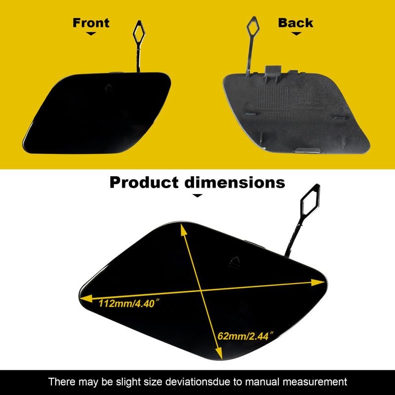 Goholy Car Rear Bumper Tow Hook Cover Compatible with Mercedes-Benz
