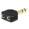 Monoprice 107216 6.35-mm Stereo Plug to 2 x 3.5mm Stereo