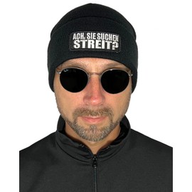 No Face No Name ACH, you are looking for dispute in black, unisex, embroidered patch to change, beanie knitted hat, winter hat, black