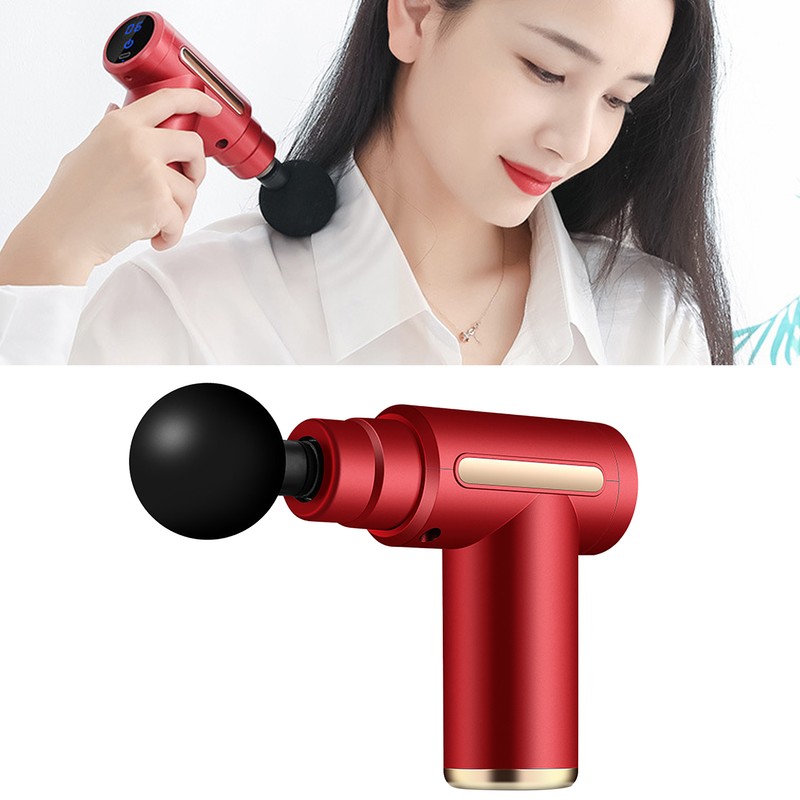 Electric Muscle Massager with 4 Heads Quite Portable Percussion Massager