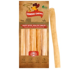 Cowdog Chews Collagen Sticks 12" (10 Pack) - Odor-Free, All Natural Collagen Dog Chews for Healthy Joints, Skin & Coat. Best Rawhide and Bully Stick Alternative Filled with Collagen Goodness.