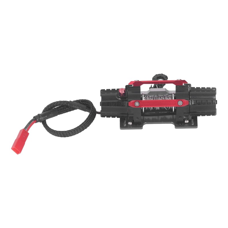 RC Winch Aluminum Alloy Electric Dual Motor Simulated Winch for