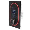 Smart Color Thermostat LCD Programmable Knob Control Touchscreen Water Heating