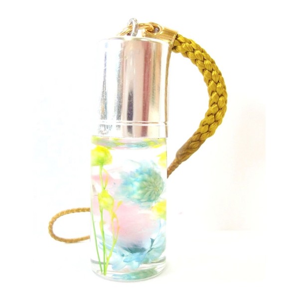 [Amanda eriza] Herbarium Stylish Cute Mini Her Barium Small Glass Bottle 4.5 cm Bag Charm Strap Accessory Gift