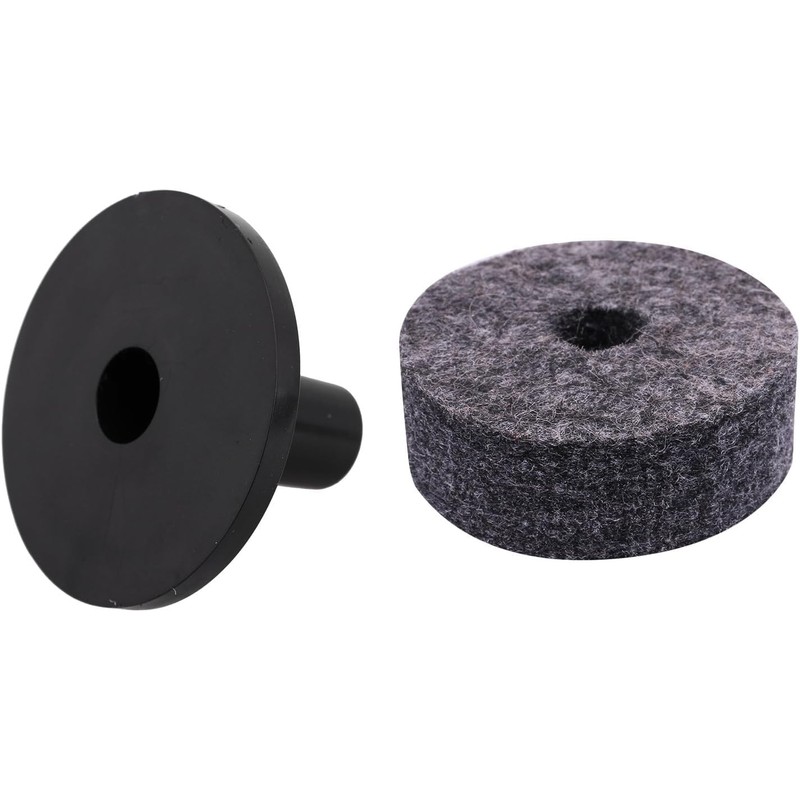 A-xctoe Round Soft Grey Cymbal Stand Felt Washer Replacement for