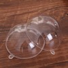 Christmas Empty Clear Balls Pendant: 15pcs Transparent Fillable Ball Xmas