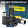Thinkpro 7 Spline Lug Nut Socket Set,3 Piece 7 Point