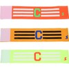 LIOOBO Football Captain Armband: 3Pcs Adjustable Captain Armbands, Football Arm