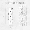 NO-SHINE TAPE CONTOURS AND MINIS C CONTOUR NO-SHINE 36PC/BAG