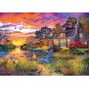 Puzzle for Adults, 1000 Pieces, Red Pickup, 70 x 50