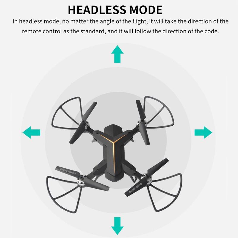2.4G Foldable RC Drone Headless Mode Altitude Hold WiFi Model