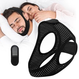 Chin Strap for Sleeping, Anti Snoring Devices, Effective Anti Snoring Chin Strap, Snoring Relief Chin Strap, Comfortable Airflow Jaw Strap for Sleep Apnea for Men or Women, Sleep Apnea Devices
