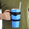ALINK Reusable Clear Boba Straws, 10 in x 12 mm