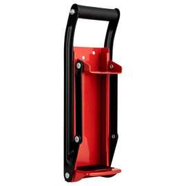 Restaurantware Met Lux Soda Can Crusher For 12/16 Ounce Cans 1 Wall Mountable Plastic Bottle Crusher - Rotatable Cushion Grip Handle Heavy-Duty Red Steel Can Smasher Built-In Bottle Opener