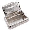  1oz Stainless Steel Polished Tobacco Tin with Paper Holder,