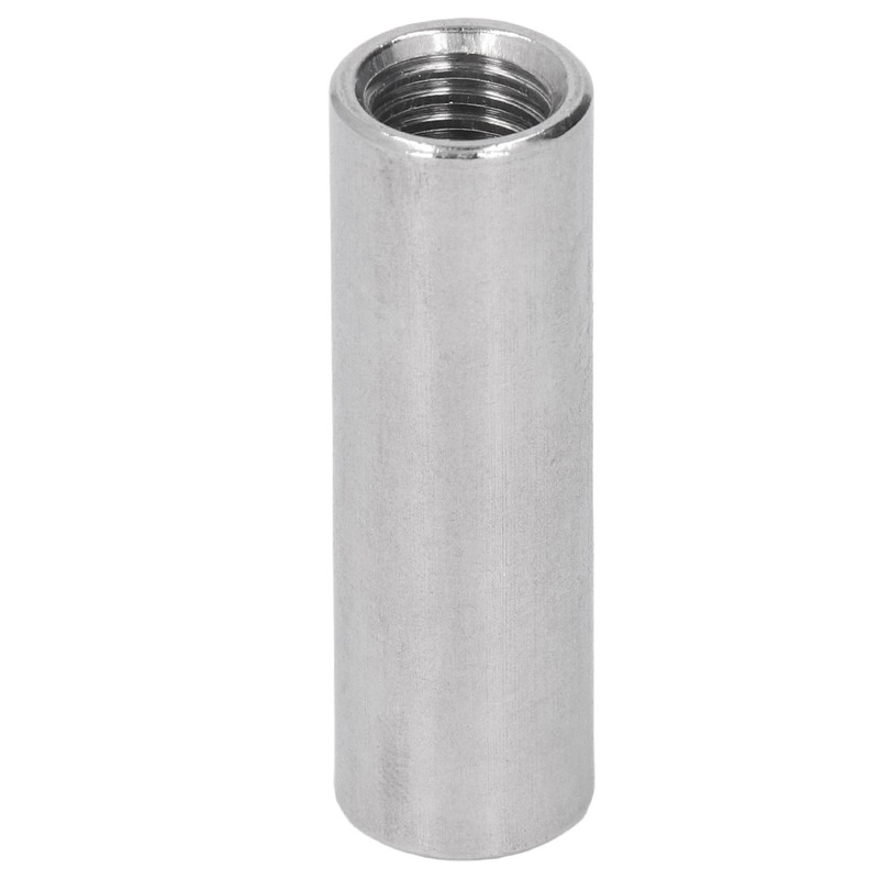 5PCS M12 Cylindrical Coupling Nuts 304 Stainless Steel Female Thread