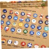 Operitacx 291 Pcs Flags Push Pins, National Flag Pins thumb