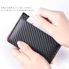 Marge x Diablo MGD-1943 Men's Carbon Leather Bifold Thin Pass