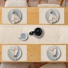 Ruvanti Linen Table Runners 90 Inches Long, Classic Hemstitch Table