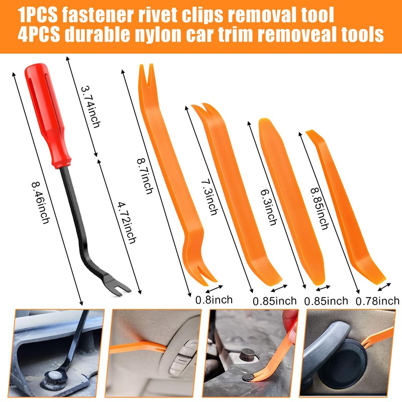 100Pcs Car Body Trim Clips, Car Retainer Clips, Auto Body