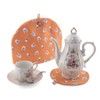 Stylish Scandinavian Style Teapot Cover, Red Style, Earl Gray, Artisan