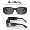 HEFANG Fashionable and luxurious design sunglasses for men, UV400 protection,