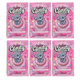 6er Pack Dresdner Essenz Badebrause Fluffy Candy Dream für süße Träume 6x 60g