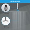 Lordear 16 Inch Rainfall Shower Head Solid Square Ultra Thin