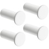 SAYAYO Modern Coat Hooks Wall Mount, Matte White Towel Hooks