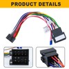 SIGANDG 16 Pin ISO Adapter Cable Car Radio Plug 16