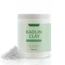 Polvo De Arcilla De Caolín Blanco 100 Natural, Ultrafino, De Grado Cosmético, Textura Suave Y Tersa Para Limpiadores De Piel, Mascarillas,...         