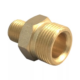 EquipMaxx Karcher Kranzle M22 Male, 1/4 inch Male Brass  Pressure Washer Adapter Connector