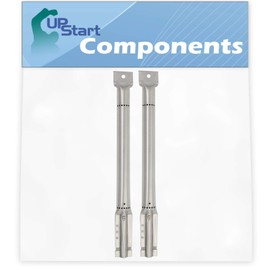 UpStart Components 2-Pack BBQ Gas Grill Tube Burner Replacement Parts for Thermos 463322012 - Compatible Barbeque Stainless Steel Pipe Burners