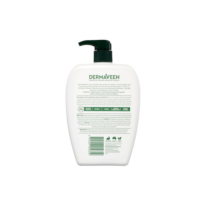 DermaVeen Extra Gentle Shower & Bath Oil