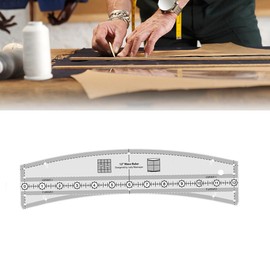 Wave Quilt Ruler Acrylic Waves Edge Ruler DIY Hand Patchwork Quilt Templates Clear Quilting Ruler Templates for Sewing