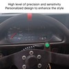 Steering Wheel Horn Button 6 Hole Carbon Fiber Comfortable Touch