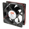 Dayton Square Axial Fan, 4-11/16" Width, 4-11/16" Height, 24VDC Voltage