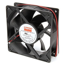 Dayton Square Axial Fan, 4-11/16" Width, 4-11/16" Height, 24VDC Voltage - 2RTJ7
