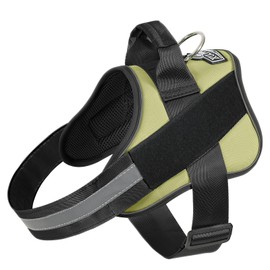 Bolux Dog Harness, No-Pull Reflective Dog Vest, Breathable Adjustable Pet Harness with Handle for Outdoor Walking - No More Pulling, Tugging or Choking