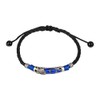 Ancient Tribe Handmade Adjustable Leather Anklet (Blue)
