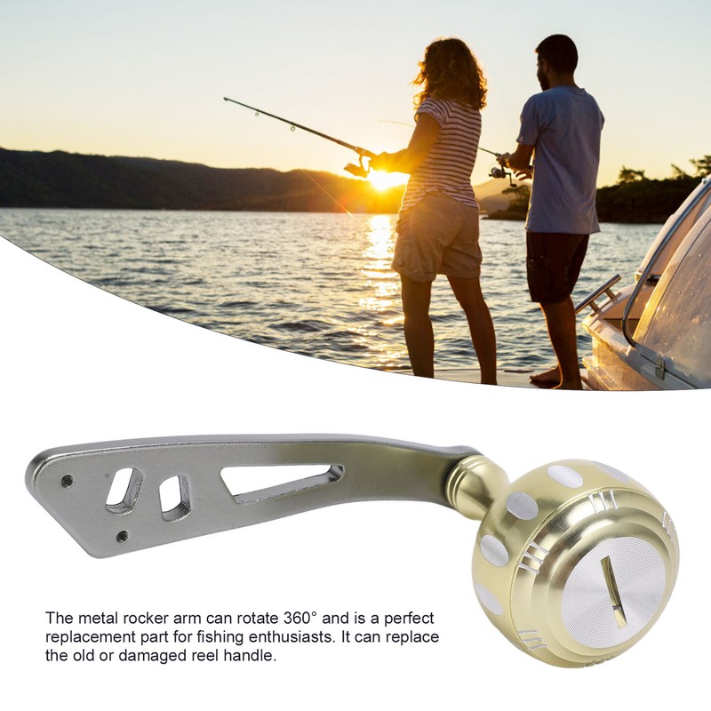 Fishing Reel Handle Metal Power Handle Knob Grip Replacement with