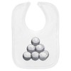 Azeeda 'Golf Ball Pile' Soft Cotton Baby Bib (BI00059503)