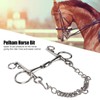 Naroote Pelham bit, Horse Pelham bit Acero Inoxidable Duradero para