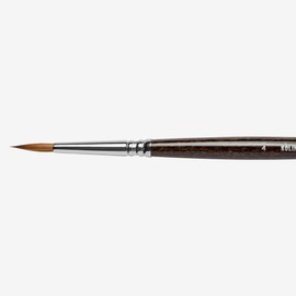 Jackson's : Kolinsky Tajmyr Sable Brush : Series 1205 : # 4 : Paintbrush for Artists and Students