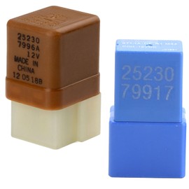 25230-7996A 6-Pins 12V Relay and 25230-79917 4 Pin 12V Relay for Nissan Maxima Frontier Armada Altima for Infiniti FX35 EX35 G20 G37 I35 2pcs